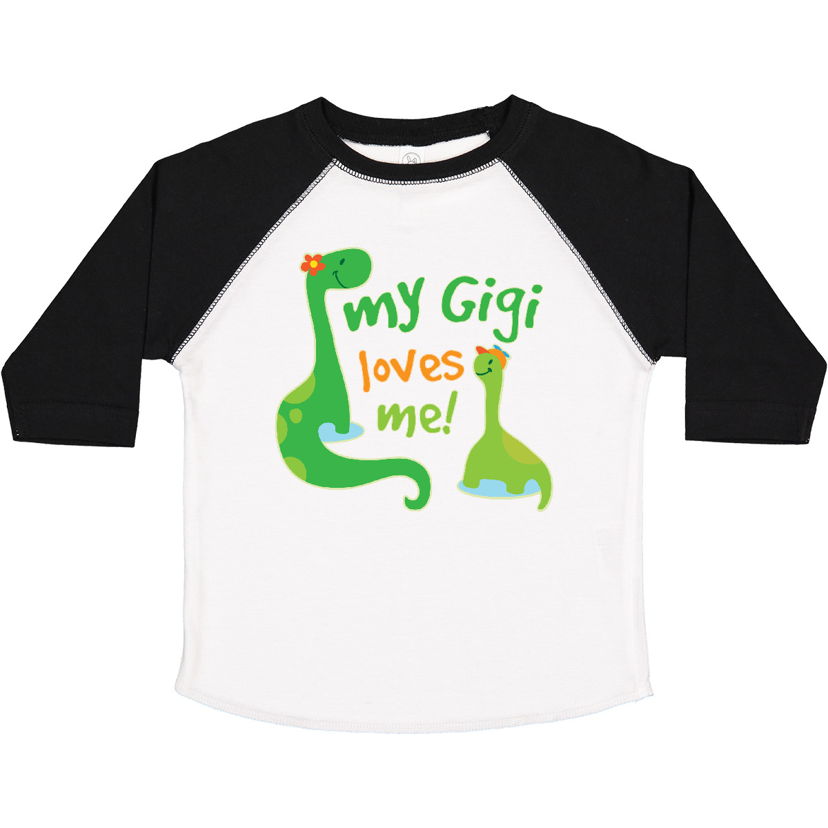 T-Shirt Inktastic My Gigi Loves Me Enkel Dinosaurier Kleinkind süß Enkel Kind - Bild 20 von 20