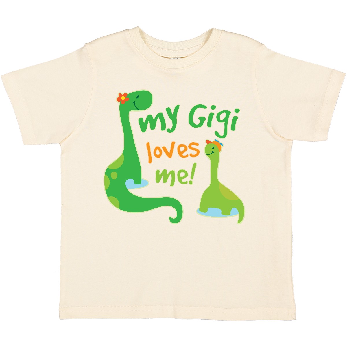 T-Shirt Inktastic My Gigi Loves Me Enkel Dinosaurier Kleinkind süß Enkel Kind - Bild 11 von 20