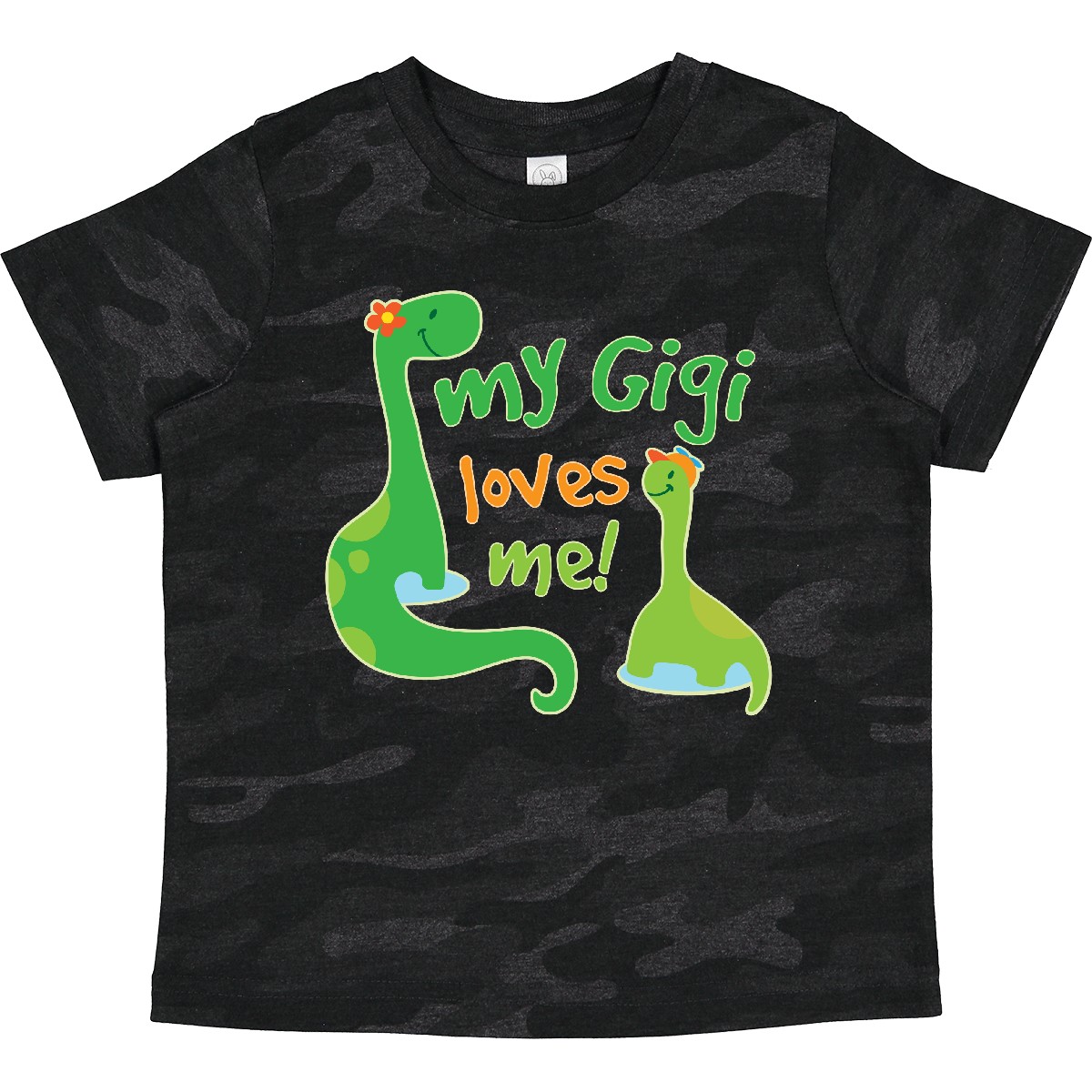 T-Shirt Inktastic My Gigi Loves Me Enkel Dinosaurier Kleinkind süß Enkel Kind - Bild 15 von 20
