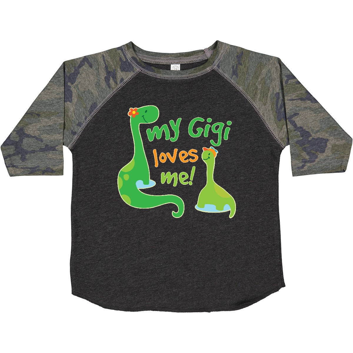 T-Shirt Inktastic My Gigi Loves Me Enkel Dinosaurier Kleinkind süß Enkel Kind - Bild 14 von 20
