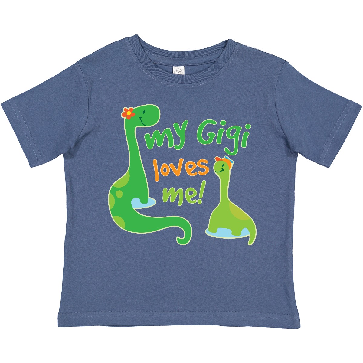 T-Shirt Inktastic My Gigi Loves Me Enkel Dinosaurier Kleinkind süß Enkel Kind - Bild 9 von 20