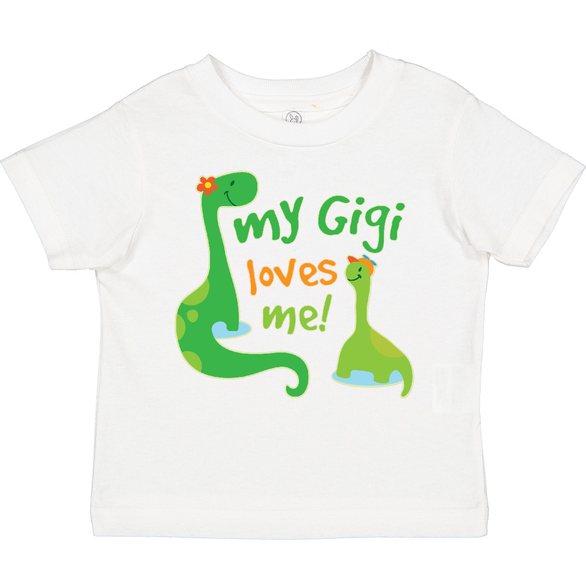 T-Shirt Inktastic My Gigi Loves Me Enkel Dinosaurier Kleinkind süß Enkel Kind - Bild 19 von 20
