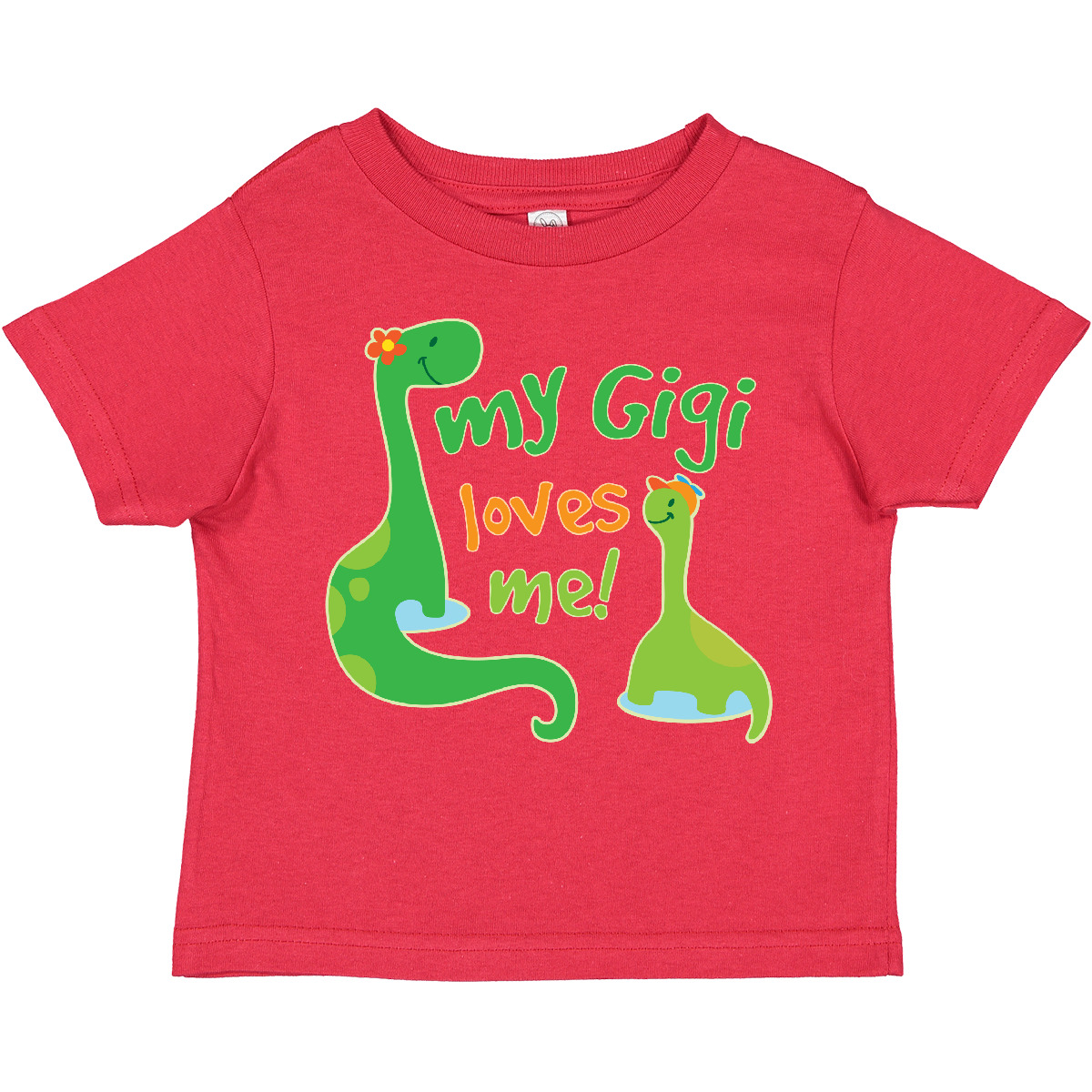 T-Shirt Inktastic My Gigi Loves Me Enkel Dinosaurier Kleinkind süß Enkel Kind - Bild 13 von 20