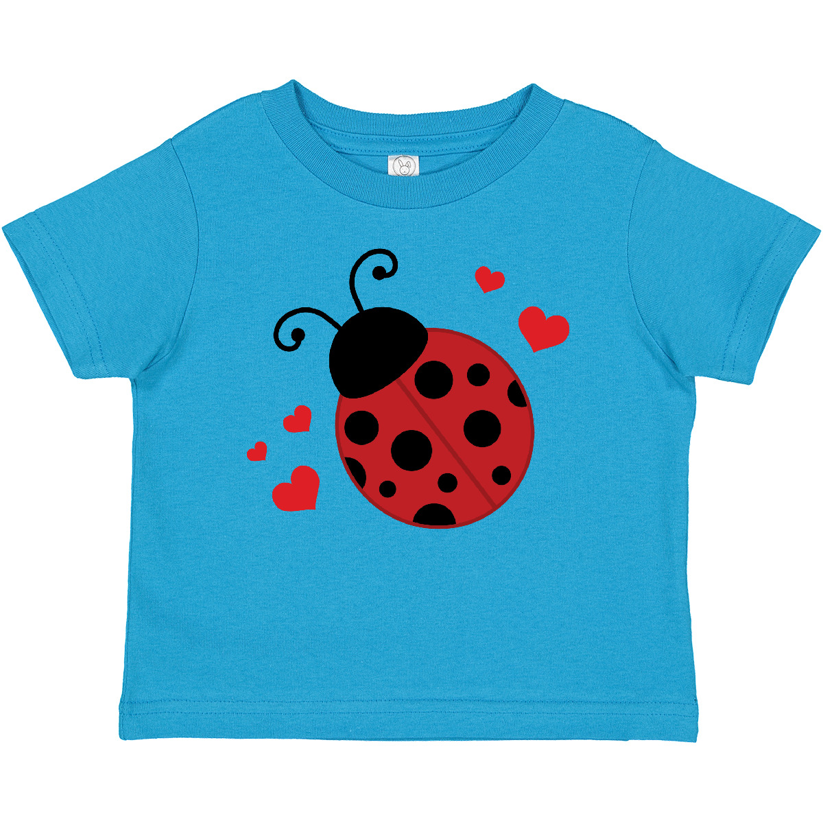 Inktastic Lady Bug And Hearts Toddler T-Shirt Ladybug Lover Bugs Insects Cute - Picture 18 of 20
