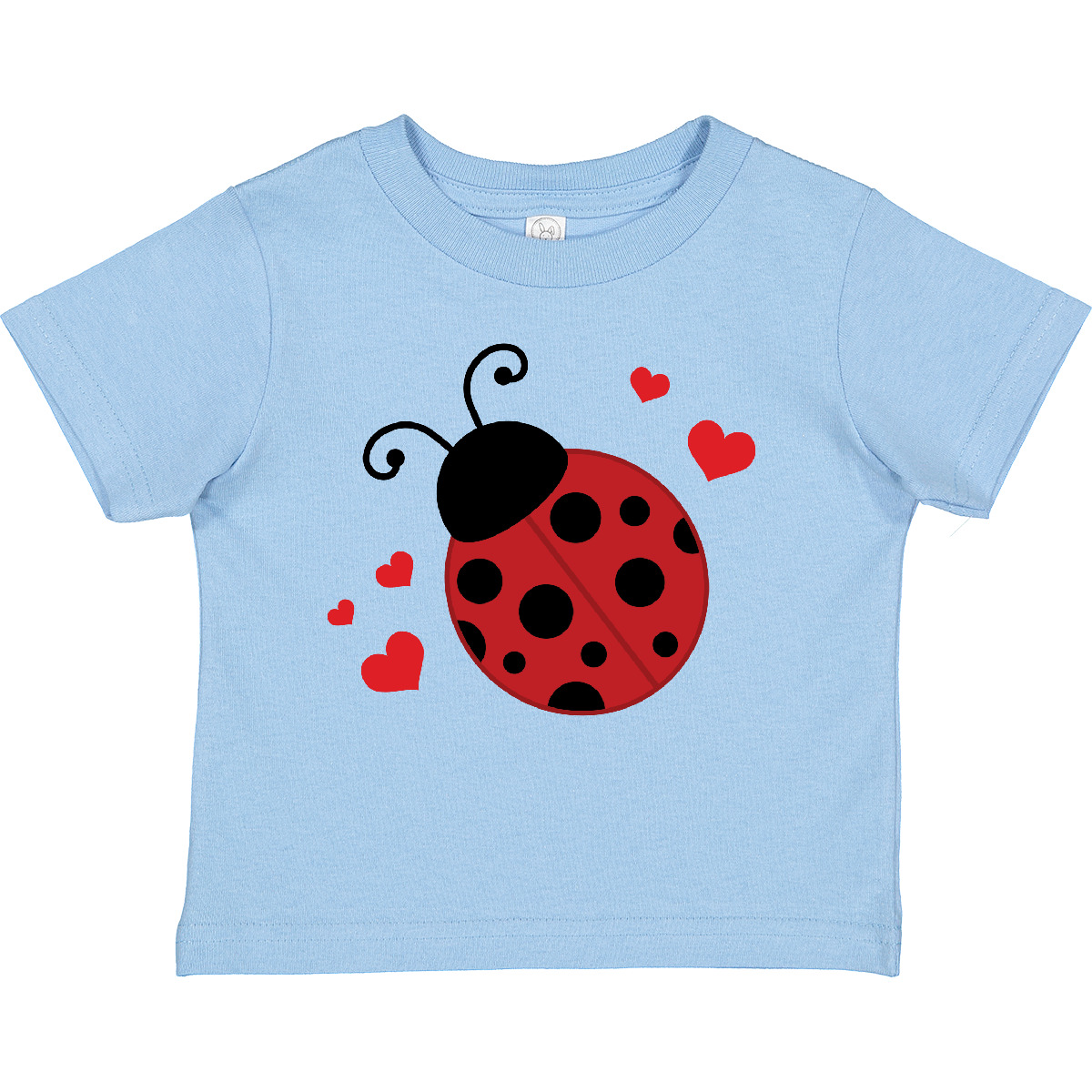 Inktastic Lady Bug And Hearts Toddler T-Shirt Ladybug Lover Bugs Insects Cute - Picture 11 of 20