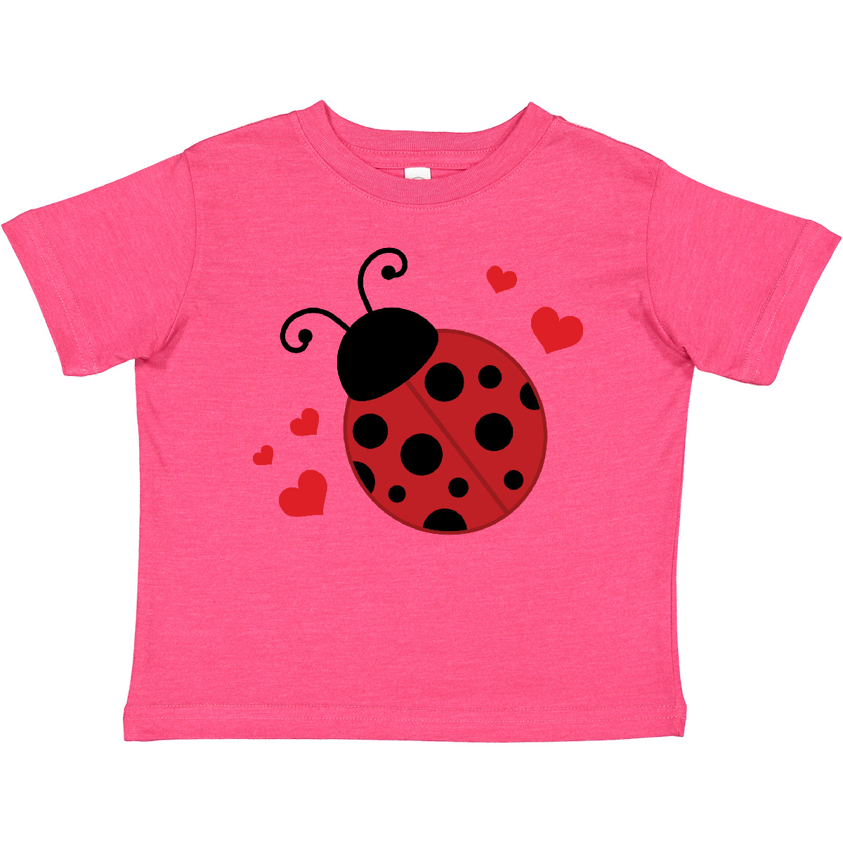 Inktastic Lady Bug And Hearts Toddler T-Shirt Ladybug Lover Bugs Insects Cute - Picture 19 of 20