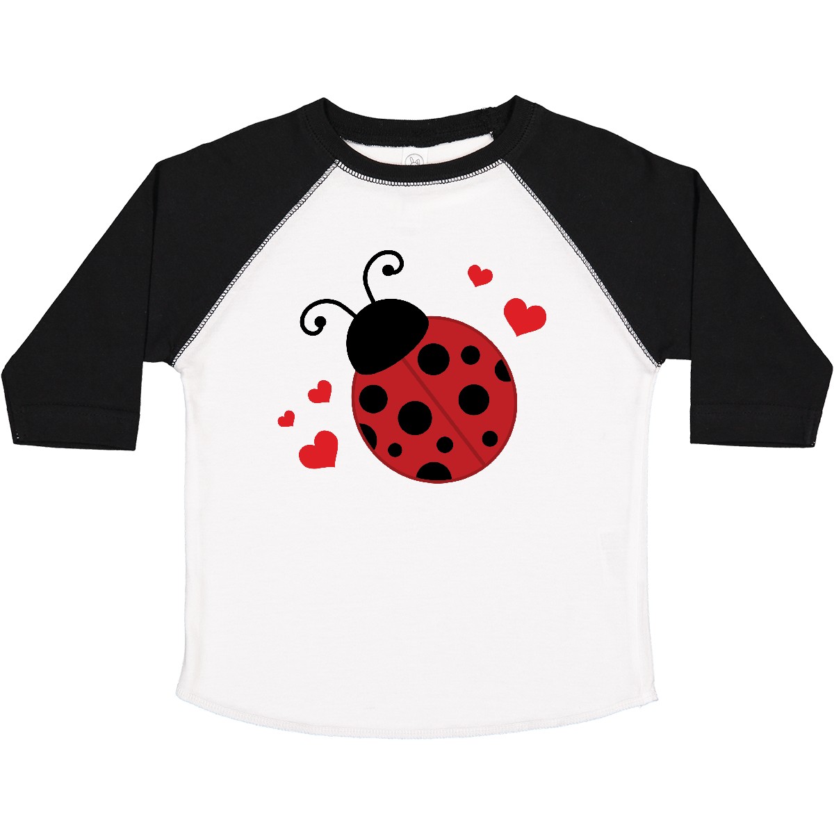 Inktastic Lady Bug And Hearts Toddler T-Shirt Ladybug Lover Bugs Insects Cute - Picture 20 of 20