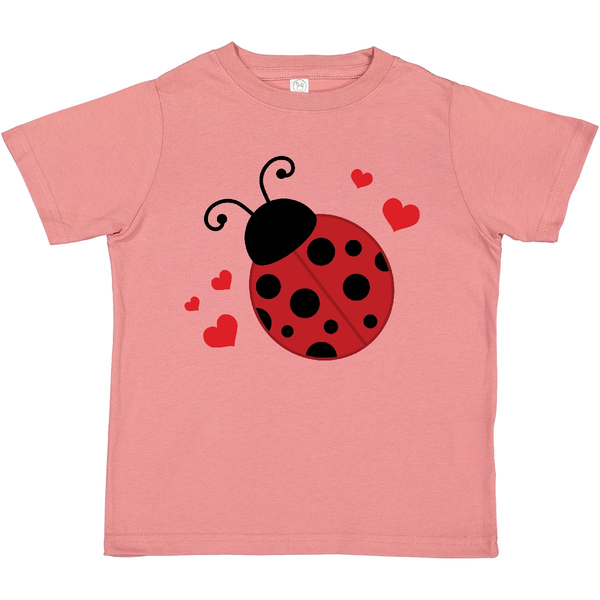 Inktastic Lady Bug And Hearts Toddler T-Shirt Ladybug Lover Bugs Insects Cute - Picture 12 of 20