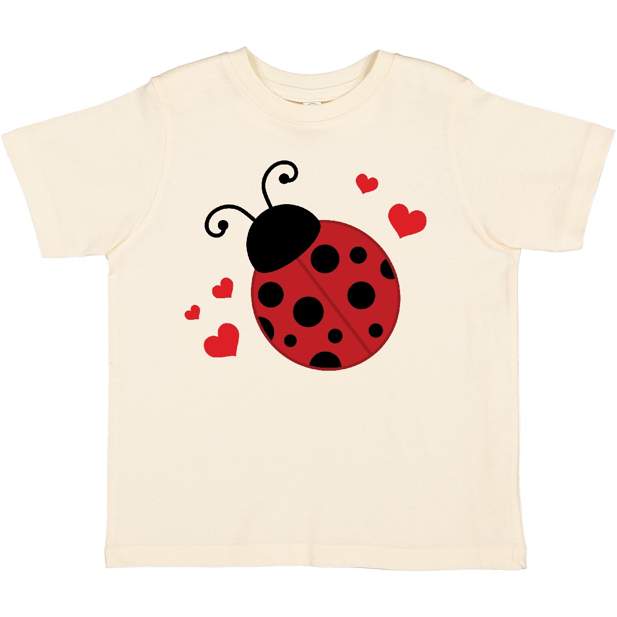 Inktastic Lady Bug And Hearts Toddler T-Shirt Ladybug Lover Bugs Insects Cute - Picture 13 of 20