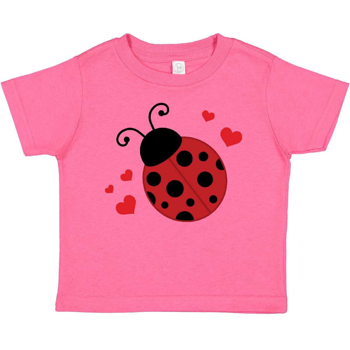 Inktastic Lady Bug And Hearts Toddler T-Shirt Ladybug Lover Bugs Insects Cute - Picture 9 of 20