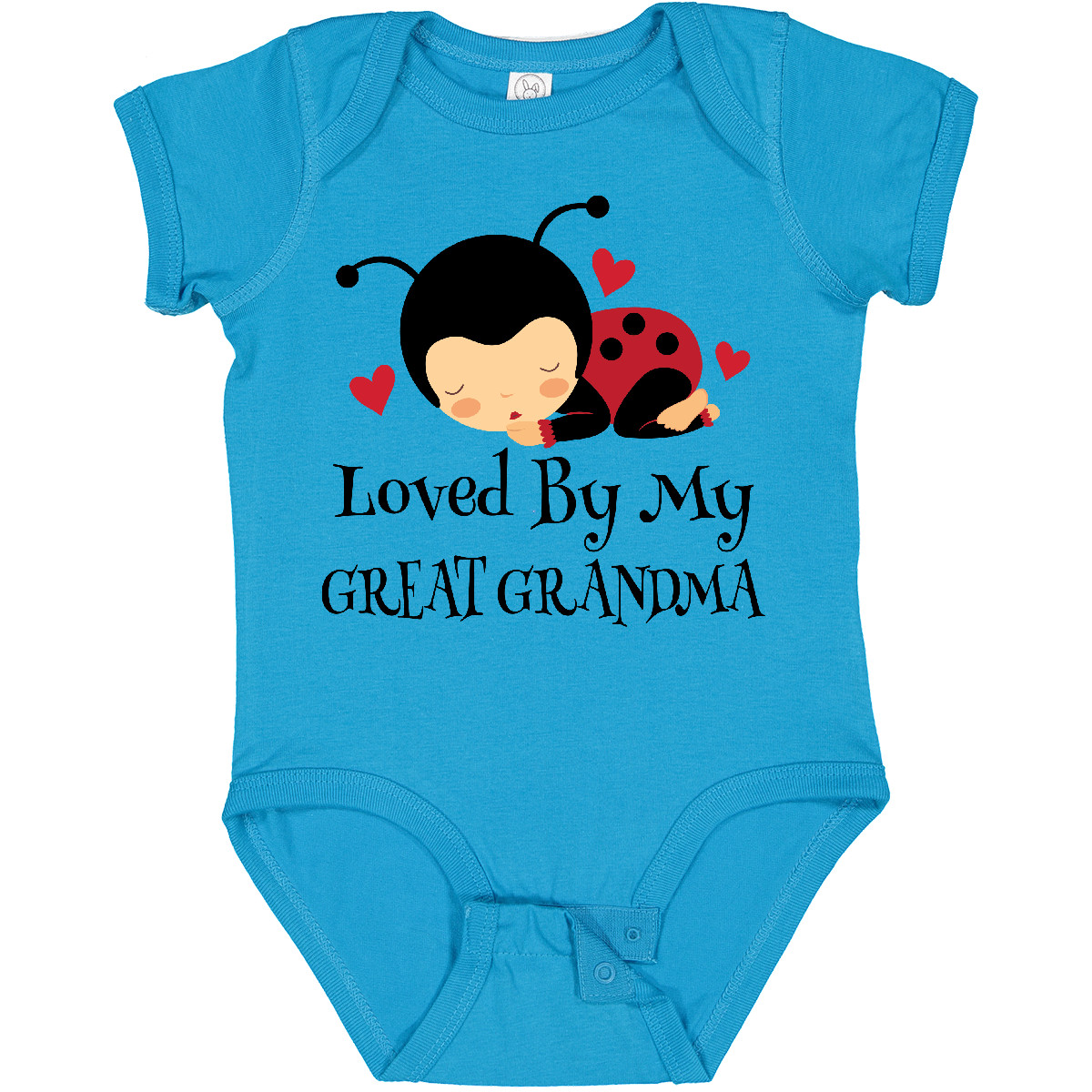 Inktastic Loved By My Great Grandma Baby Bodysuit Grandchild Granddaughter Girls - Picture 18 of 21
