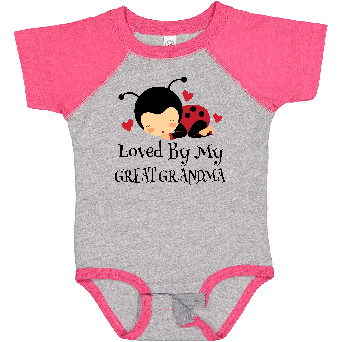 Inktastic Loved By My Great Grandma Baby Bodysuit Grandchild Granddaughter Girls - Picture 6 of 21