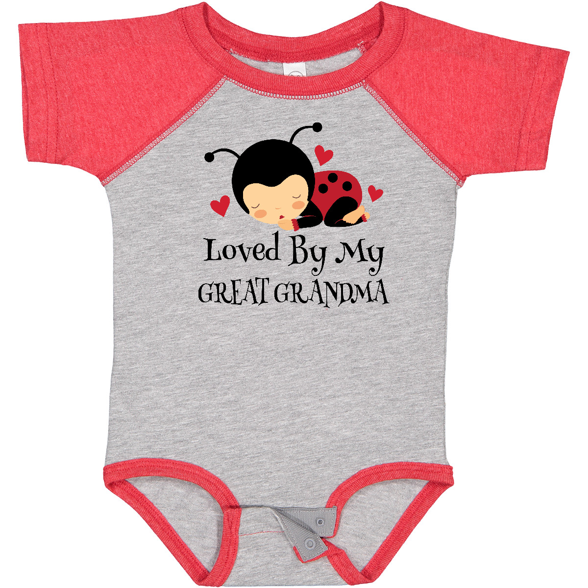 Inktastic Loved By My Great Grandma Baby Bodysuit Grandchild Granddaughter Girls - Picture 8 of 21