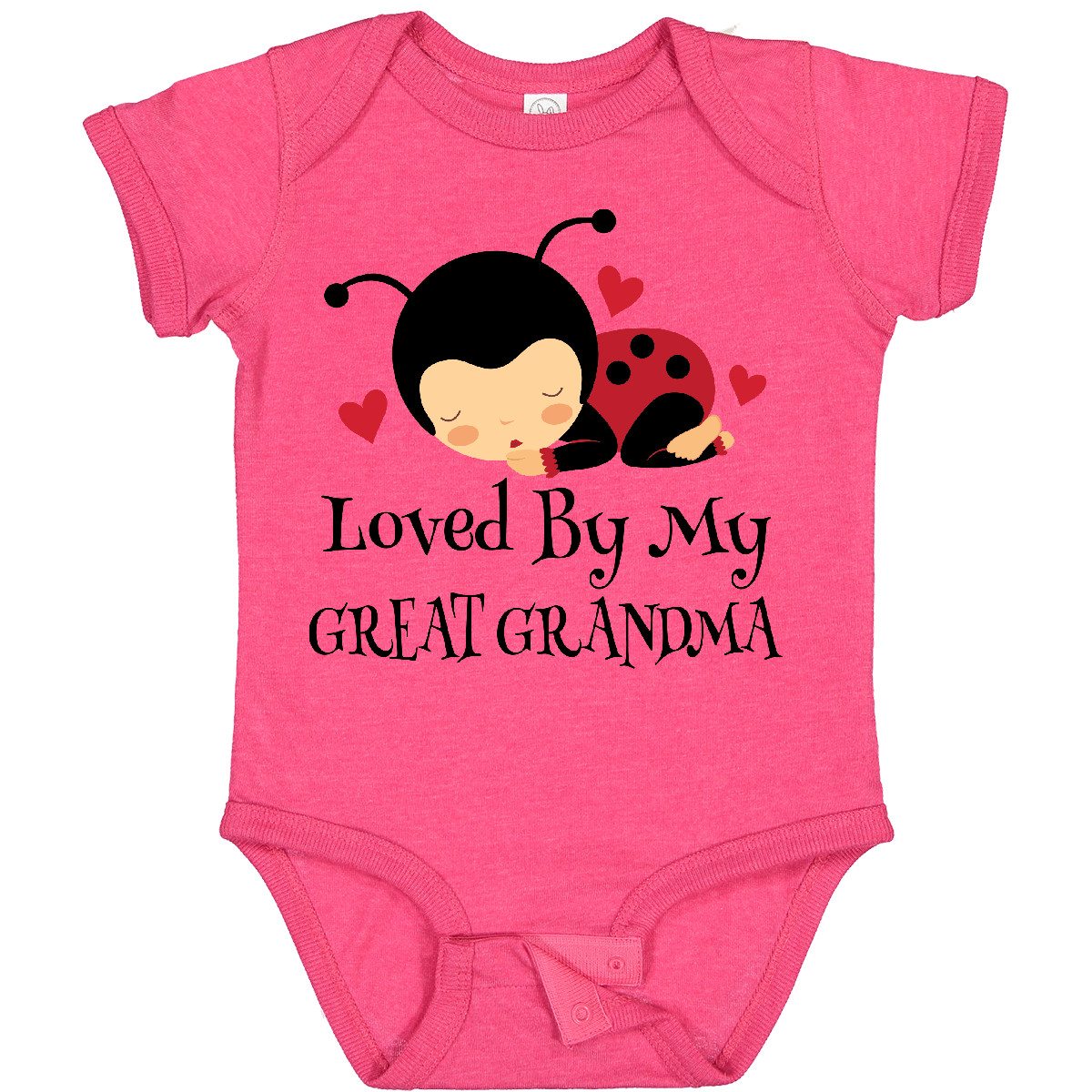 Inktastic Loved By My Great Grandma Baby Bodysuit Grandchild Granddaughter Girls - Picture 19 of 21
