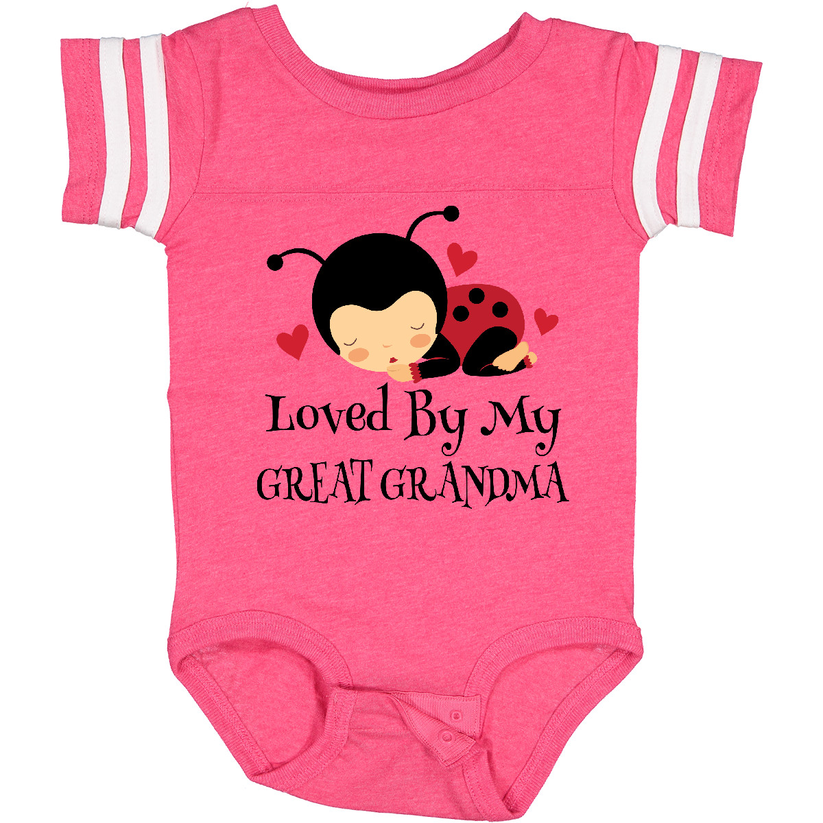 Inktastic Loved By My Great Grandma Baby Bodysuit Grandchild Granddaughter Girls - Picture 4 of 21