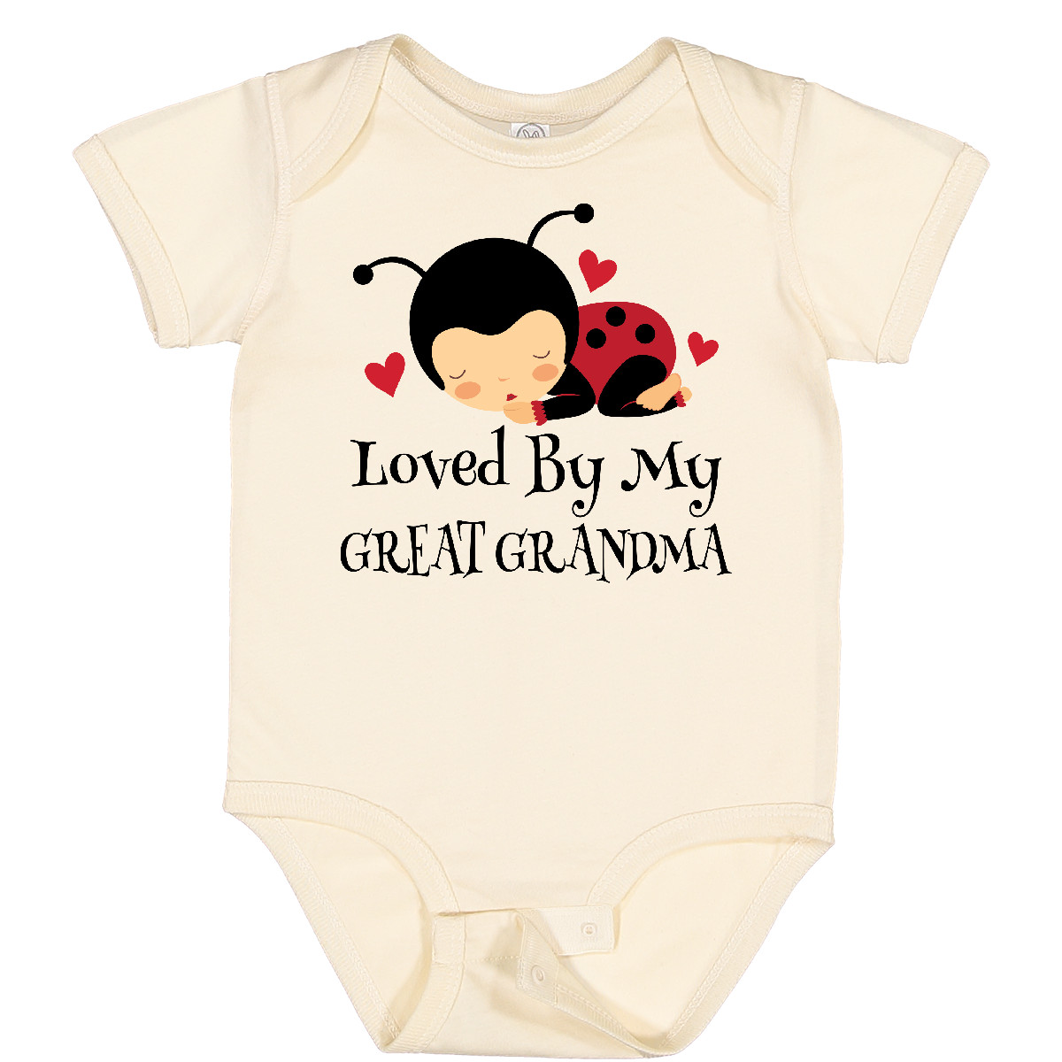 Inktastic Loved By My Great Grandma Baby Bodysuit Grandchild Granddaughter Girls - Picture 12 of 21