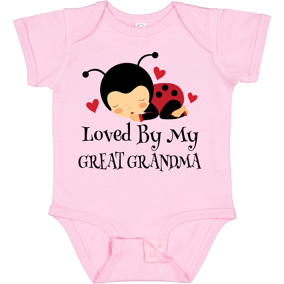 Inktastic Loved By My Great Grandma Baby Bodysuit Grandchild Granddaughter Girls - Picture 14 of 21
