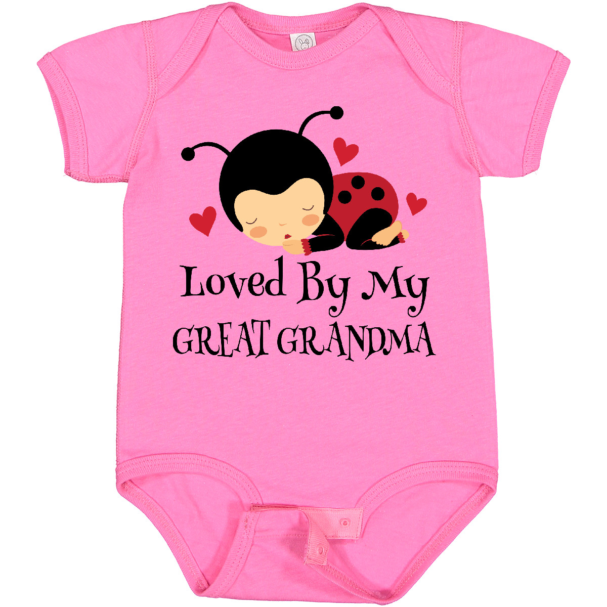 Inktastic Loved By My Great Grandma Baby Bodysuit Grandchild Granddaughter Girls - Picture 15 of 21