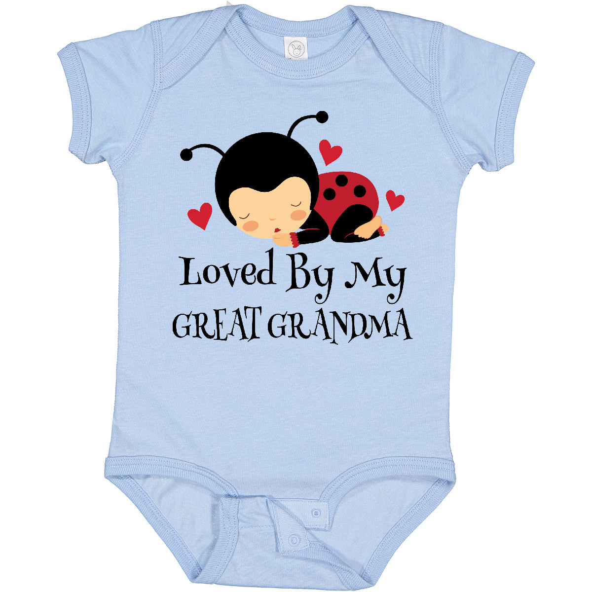 Inktastic Loved By My Great Grandma Baby Bodysuit Grandchild Granddaughter Girls - Picture 3 of 21