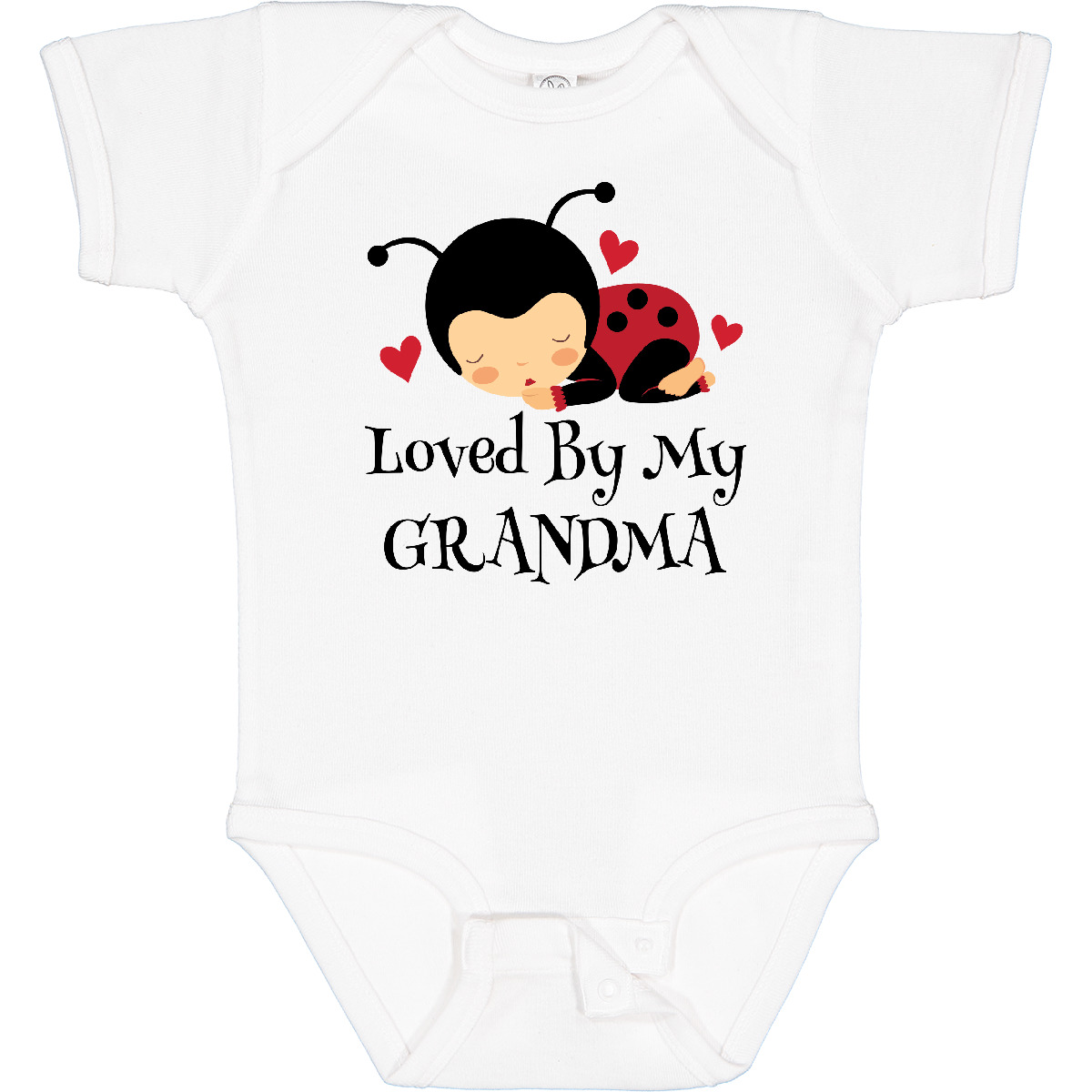 Inktastic Loved By Grandma Ladybug Baby Bodysuit Grandchildren Cute Grandson Hws - Bild 8 von 9