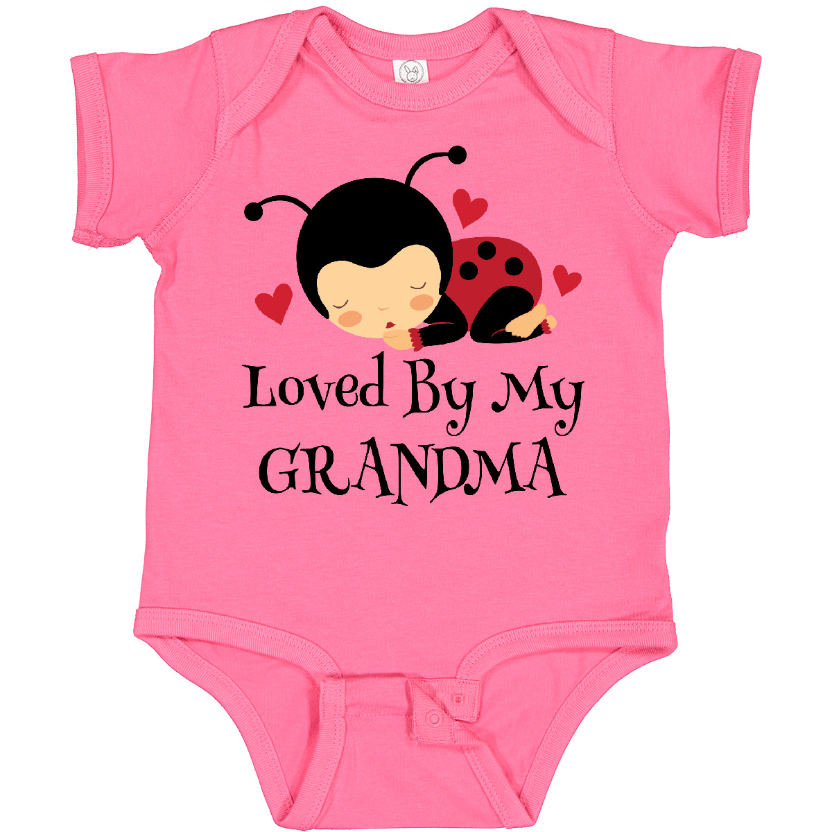 Inktastic Loved By Grandma Ladybug Baby Bodysuit Grandchildren Cute Grandson Hws - Bild 4 von 9