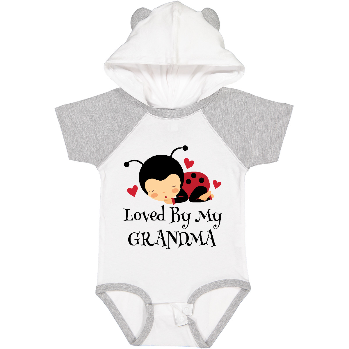 Inktastic Loved By Grandma Ladybug Baby Bodysuit Grandchildren Cute Grandson Hws - Bild 9 von 9