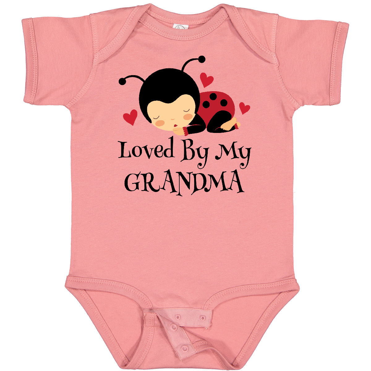 Inktastic Loved By Grandma Ladybug Baby Bodysuit Grandchildren Cute Grandson Hws - Bild 5 von 9