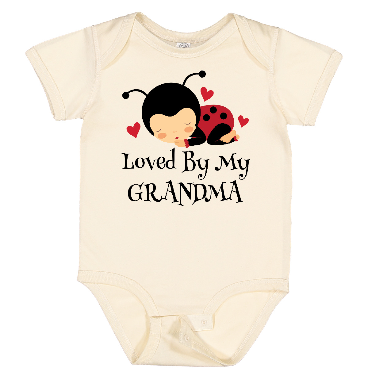 Inktastic Loved By Grandma Ladybug Baby Bodysuit Grandchildren Cute Grandson Hws - Bild 6 von 9