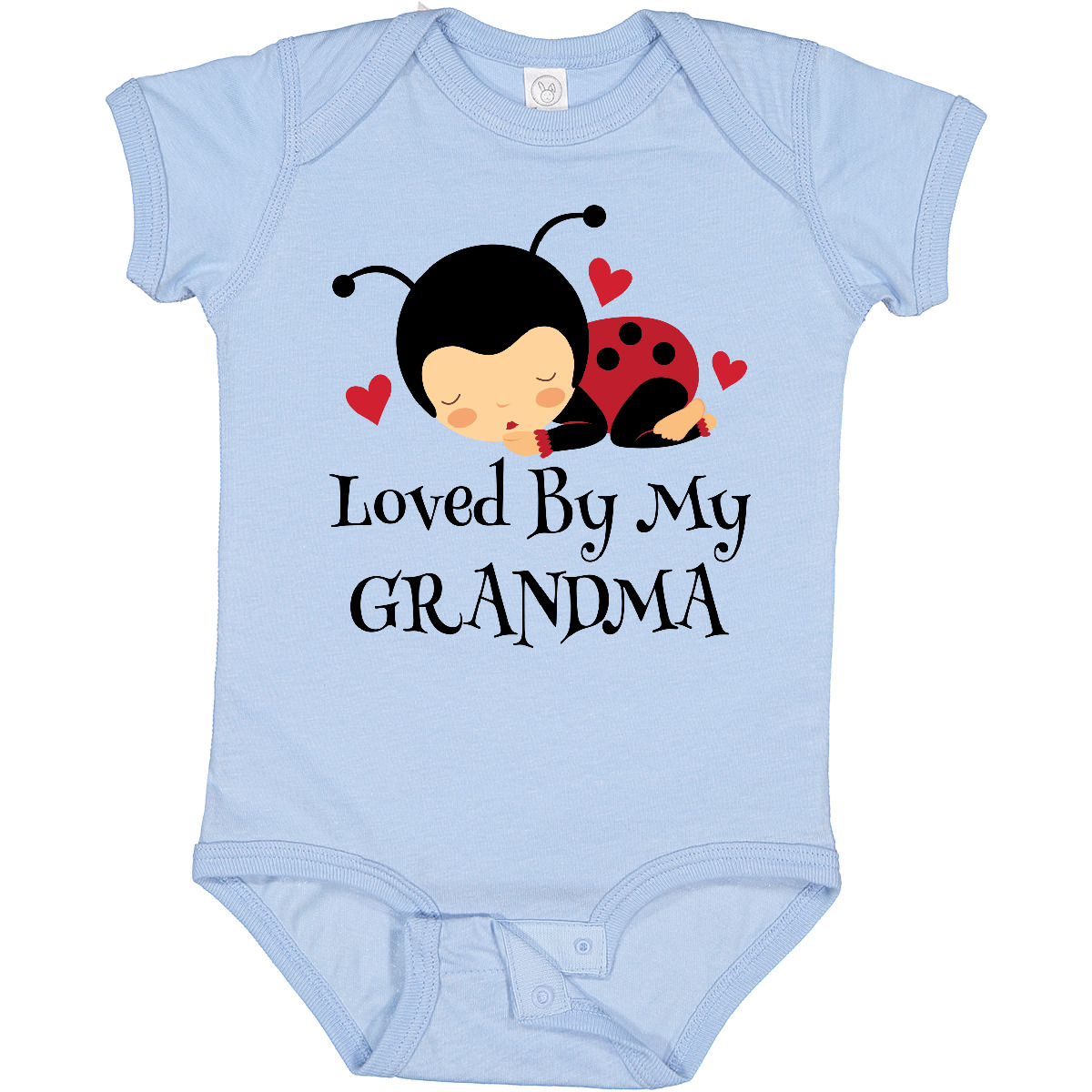 Inktastic Loved By Grandma Ladybug Baby Bodysuit Grandchildren Cute Grandson Hws - Bild 2 von 9