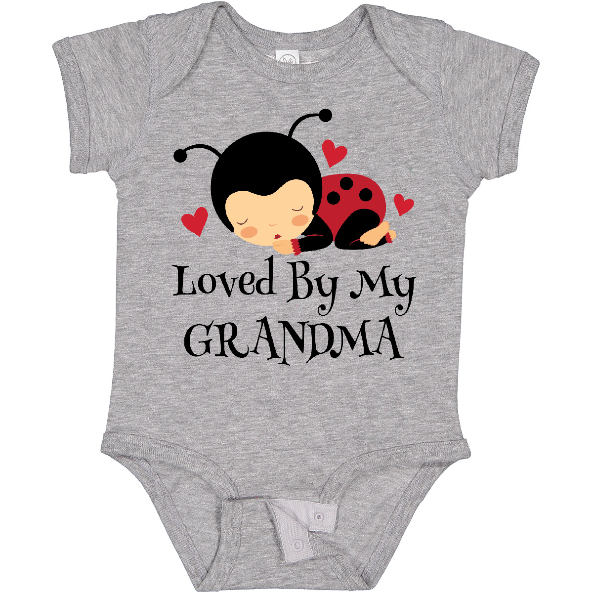 Inktastic Loved By Grandma Ladybug Baby Bodysuit Grandchildren Cute Grandson Hws - Bild 3 von 9