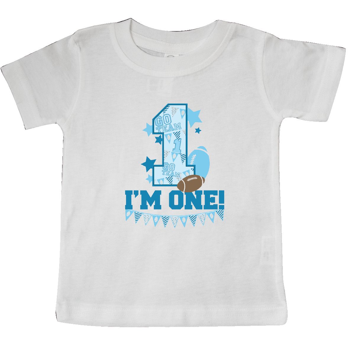Inktastic I M One Football Baby T Shirt First Birthday 1 Football