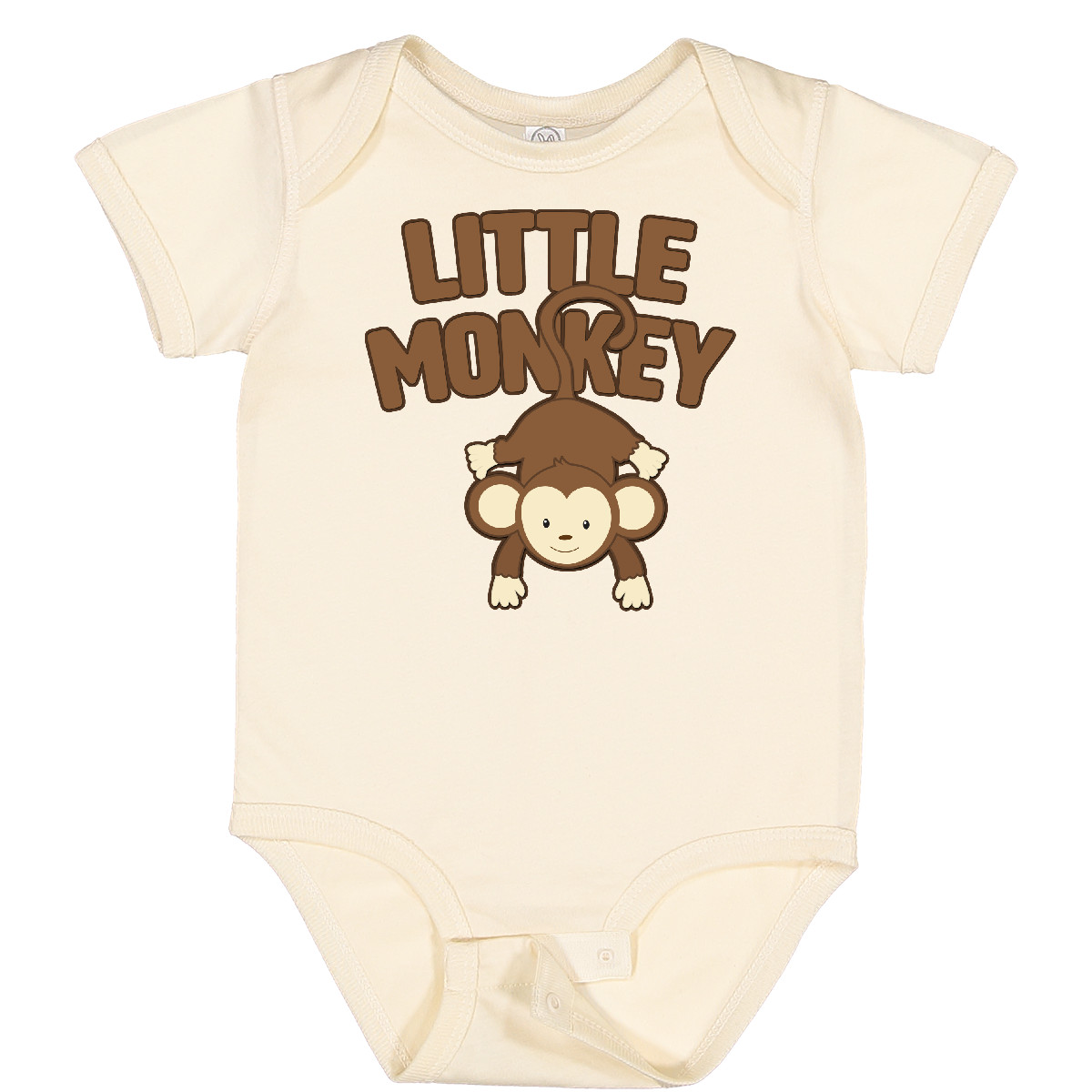 Inktastic Little Monkey Baby Bodysuit Sibling Brother Sister Family One-piece - Picture 7 of 8