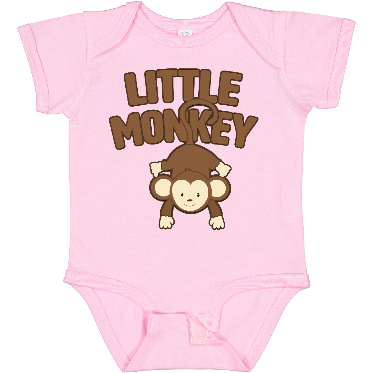 Inktastic Little Monkey Baby Bodysuit Sibling Brother Sister Family One-piece - Picture 8 of 8