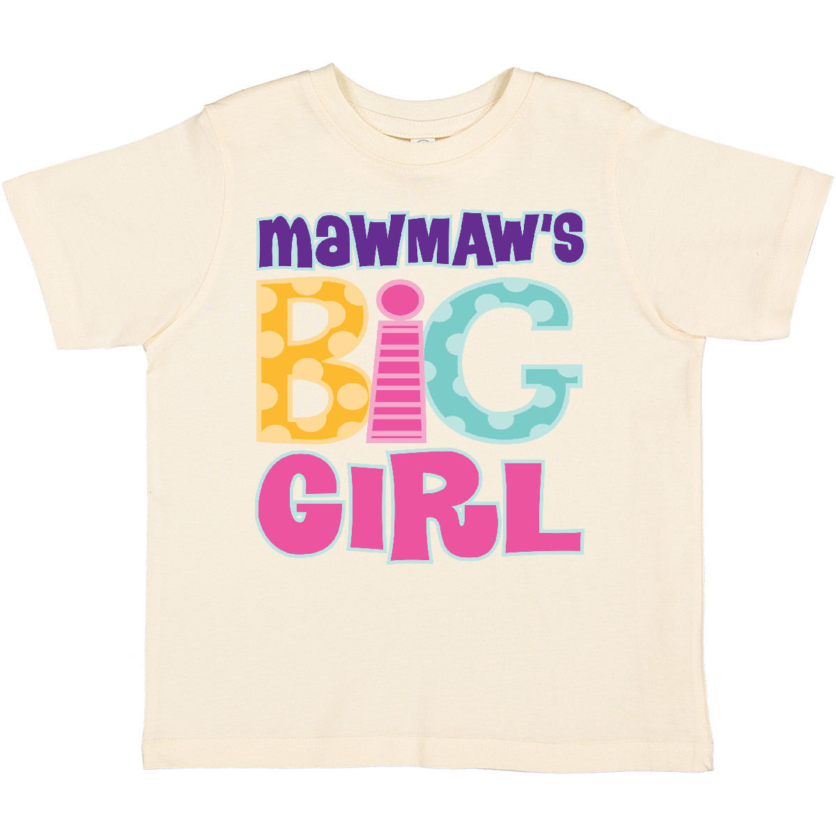 Inktastic MawMaw's Big Girl Kleinkind T-Shirt Mawmaw von Enkelin Enkelkind - Bild 5 von 8