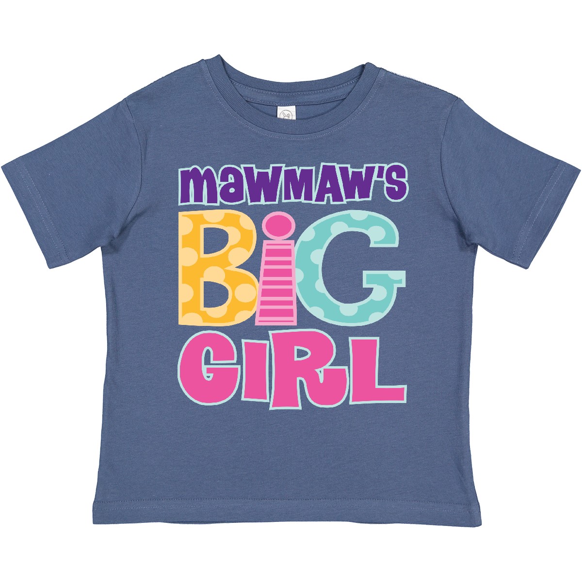 Inktastic MawMaw's Big Girl Kleinkind T-Shirt Mawmaw von Enkelin Enkelkind - Bild 4 von 8