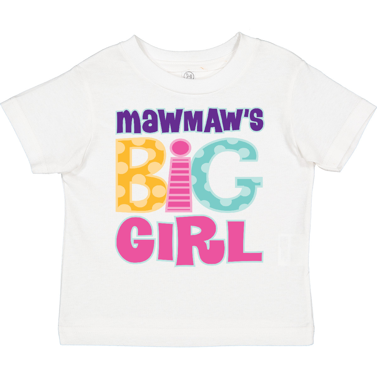 Inktastic MawMaw's Big Girl Kleinkind T-Shirt Mawmaw von Enkelin Enkelkind - Bild 8 von 8