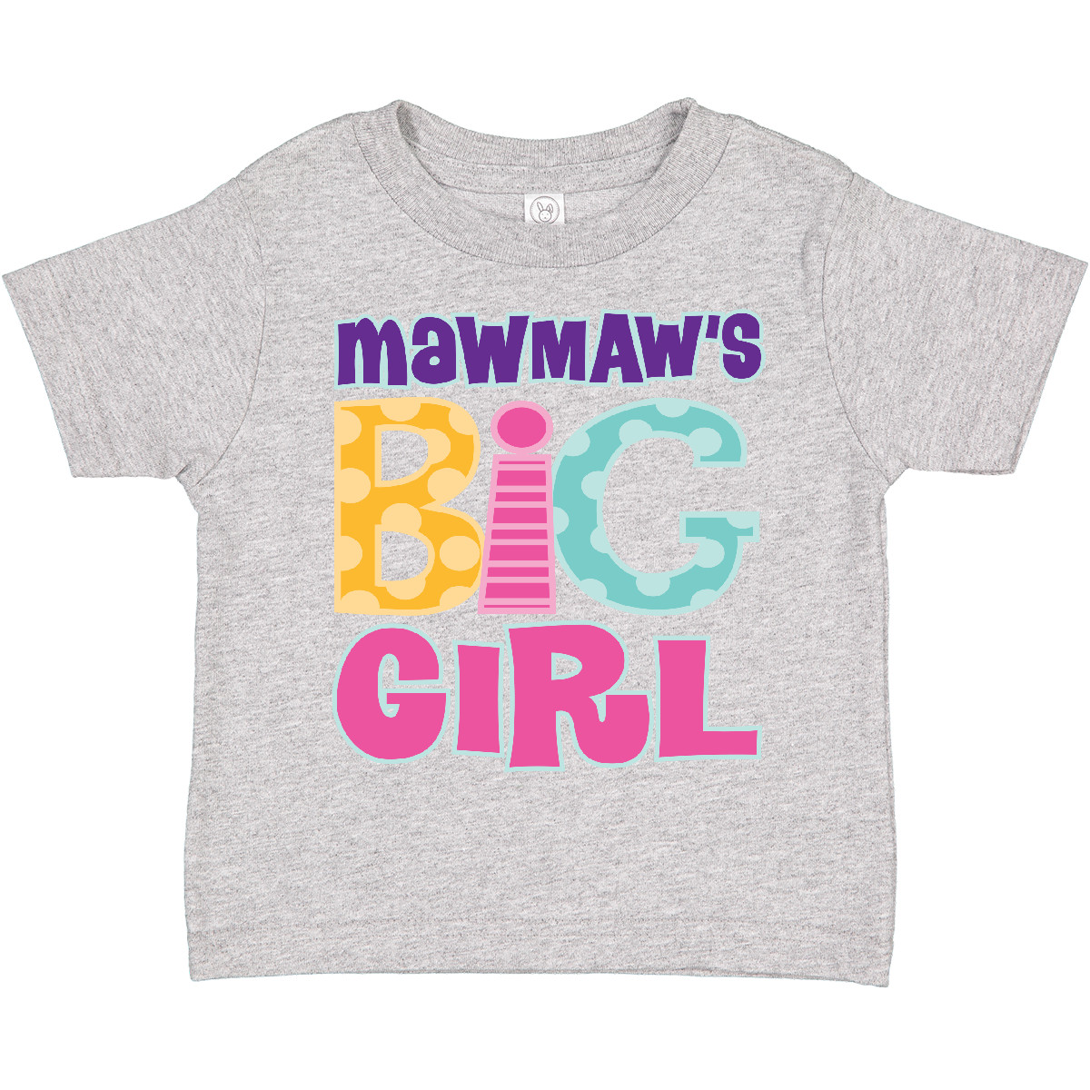 Inktastic MawMaw's Big Girl Kleinkind T-Shirt Mawmaw von Enkelin Enkelkind - Bild 3 von 8