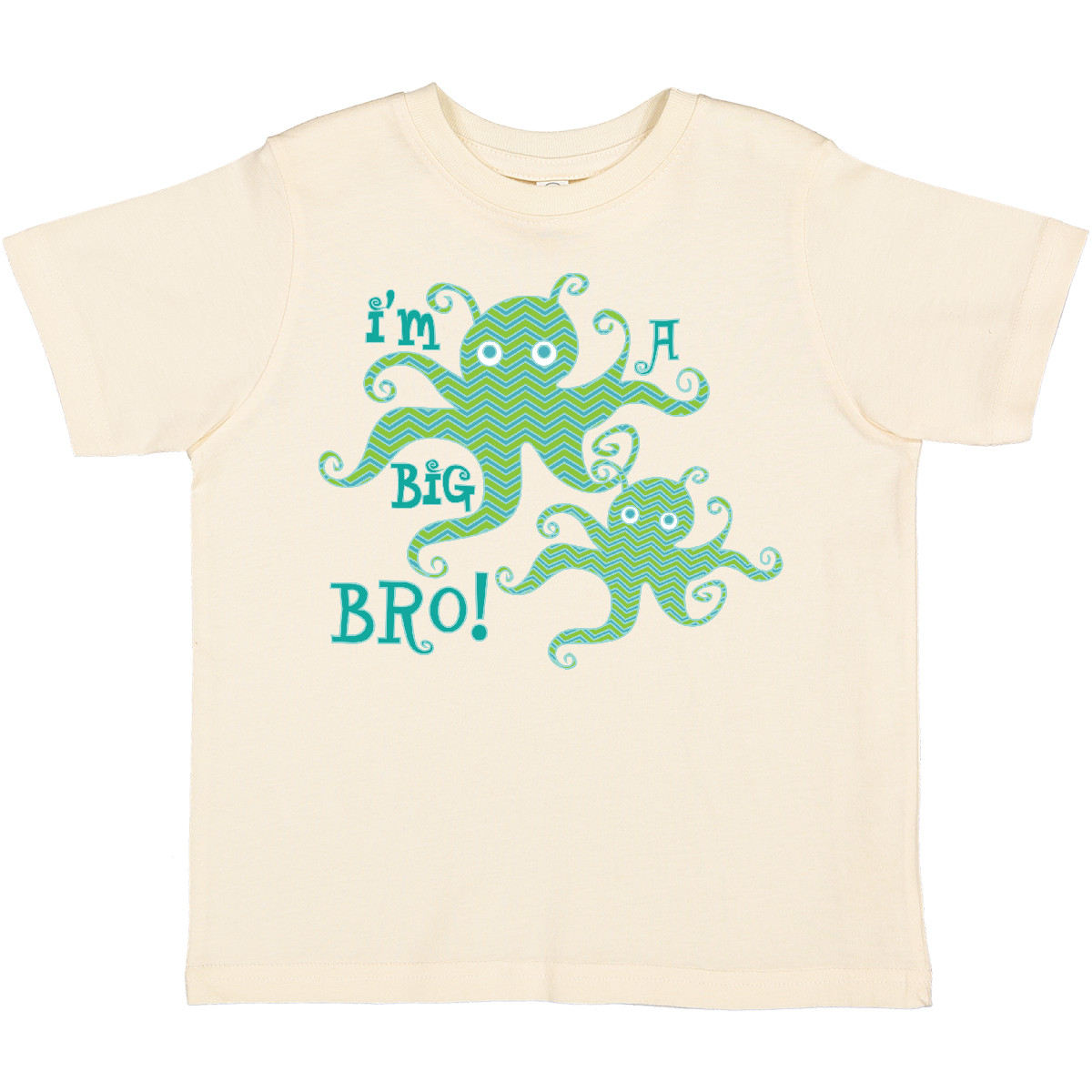 Inktastic I'm A Big Bro Octopus Cute Brother Toddler T-Shirt Siblings Ocean Kids - Picture 3 of 7