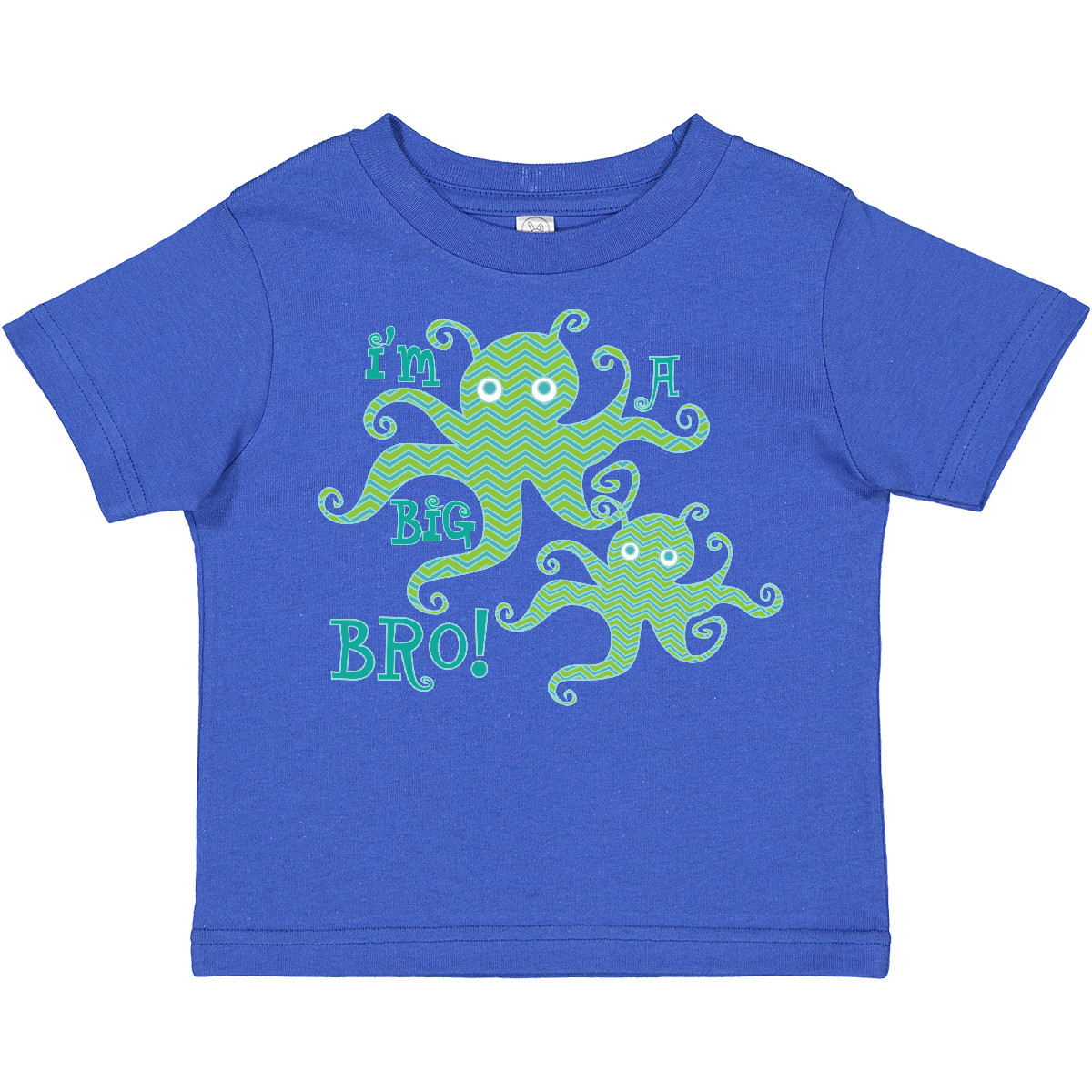 Inktastic I'm A Big Bro Octopus Cute Brother Toddler T-Shirt Siblings Ocean Kids - Picture 5 of 7