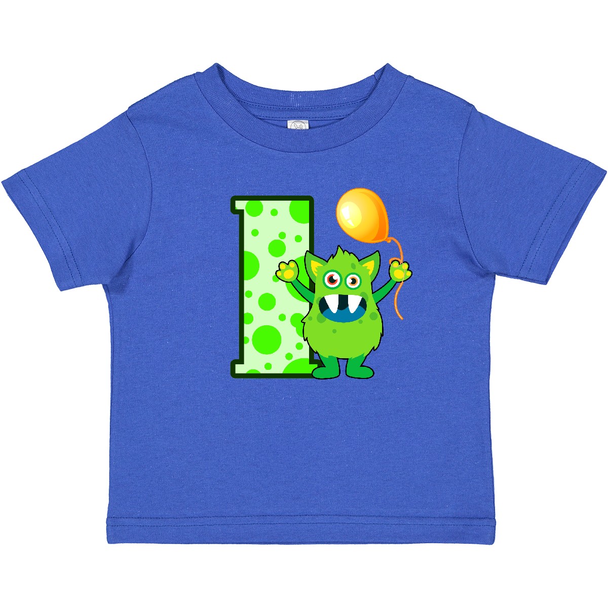 Inktastic 1st Birthday Monster Baby T-Shirt First Infant Tees