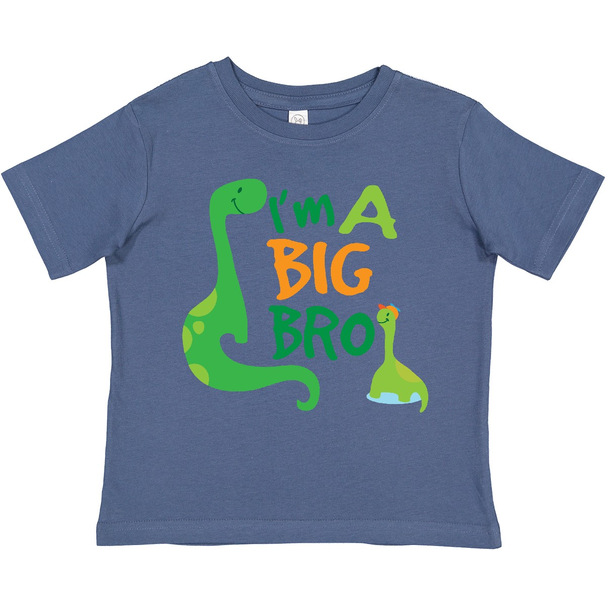 Inktastic I'm A Big Bro Dinosaur Boys Brother Announcement Toddler T-Shirt Dino - Picture 5 of 7