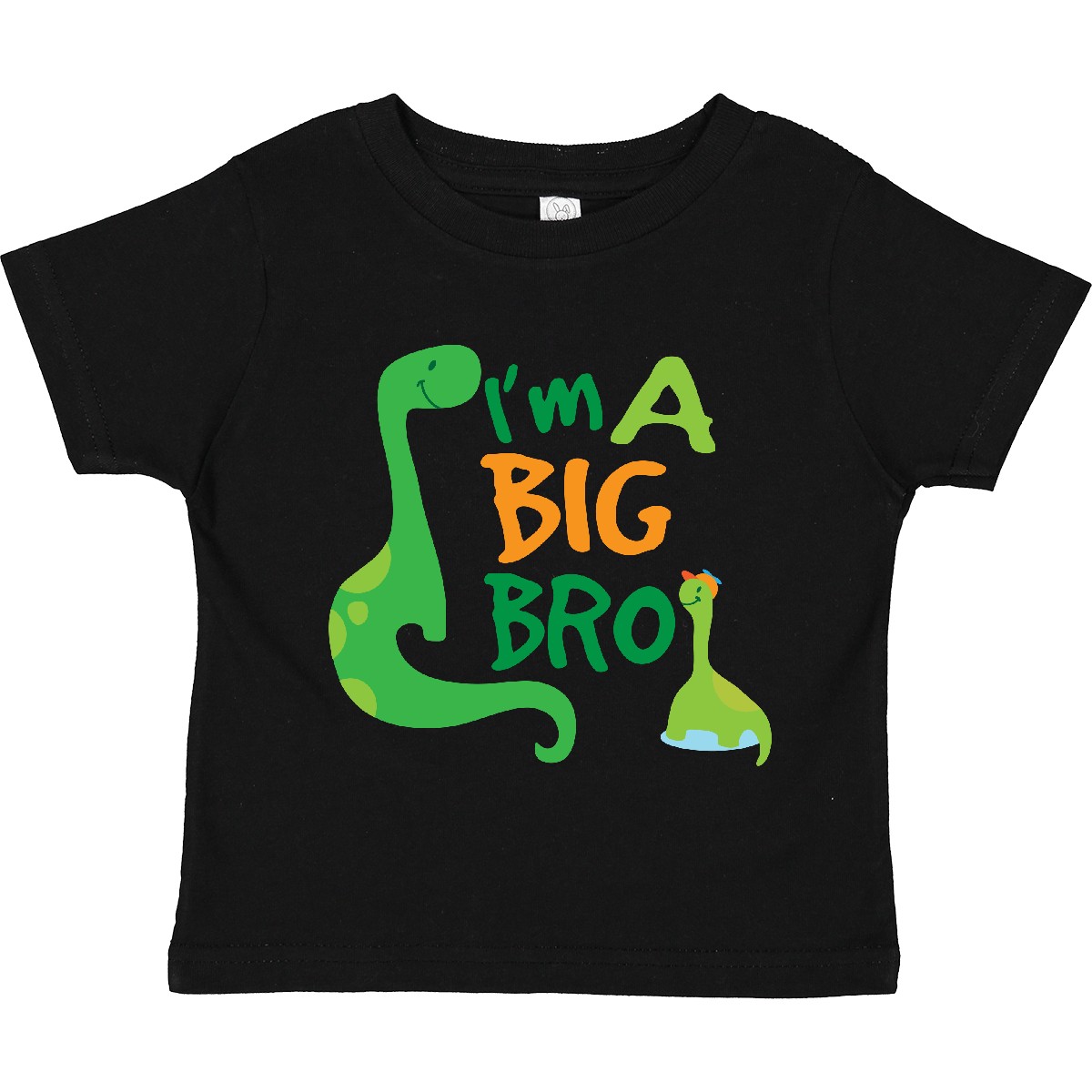 Inktastic I'm A Big Bro Dinosaur Boys Brother Announcement Toddler T-Shirt Dino - Picture 2 of 7