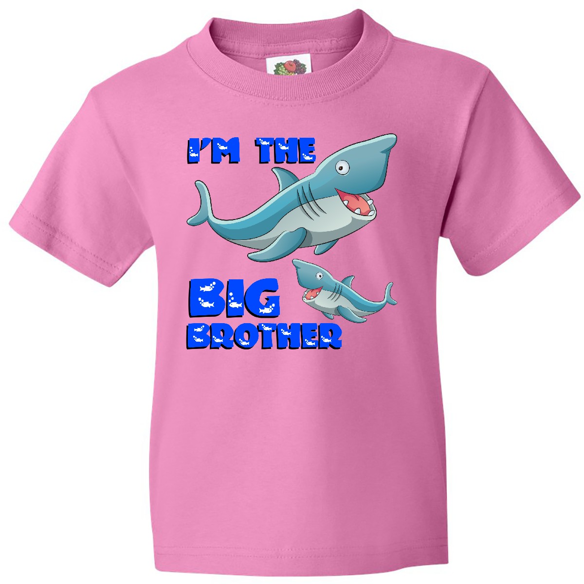 Inktastic I'm The Big Brother Shark Youth T-Shirt Tee Kinder Child Tween - Bild 2 von 10