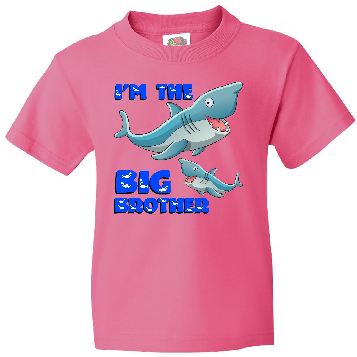 Inktastic I'm The Big Brother Shark Youth T-Shirt Tee Kinder Child Tween - Bild 6 von 10
