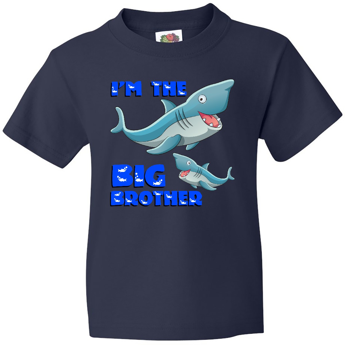 Inktastic I'm The Big Brother Shark Youth T-Shirt Tee Kinder Child Tween - Bild 5 von 10