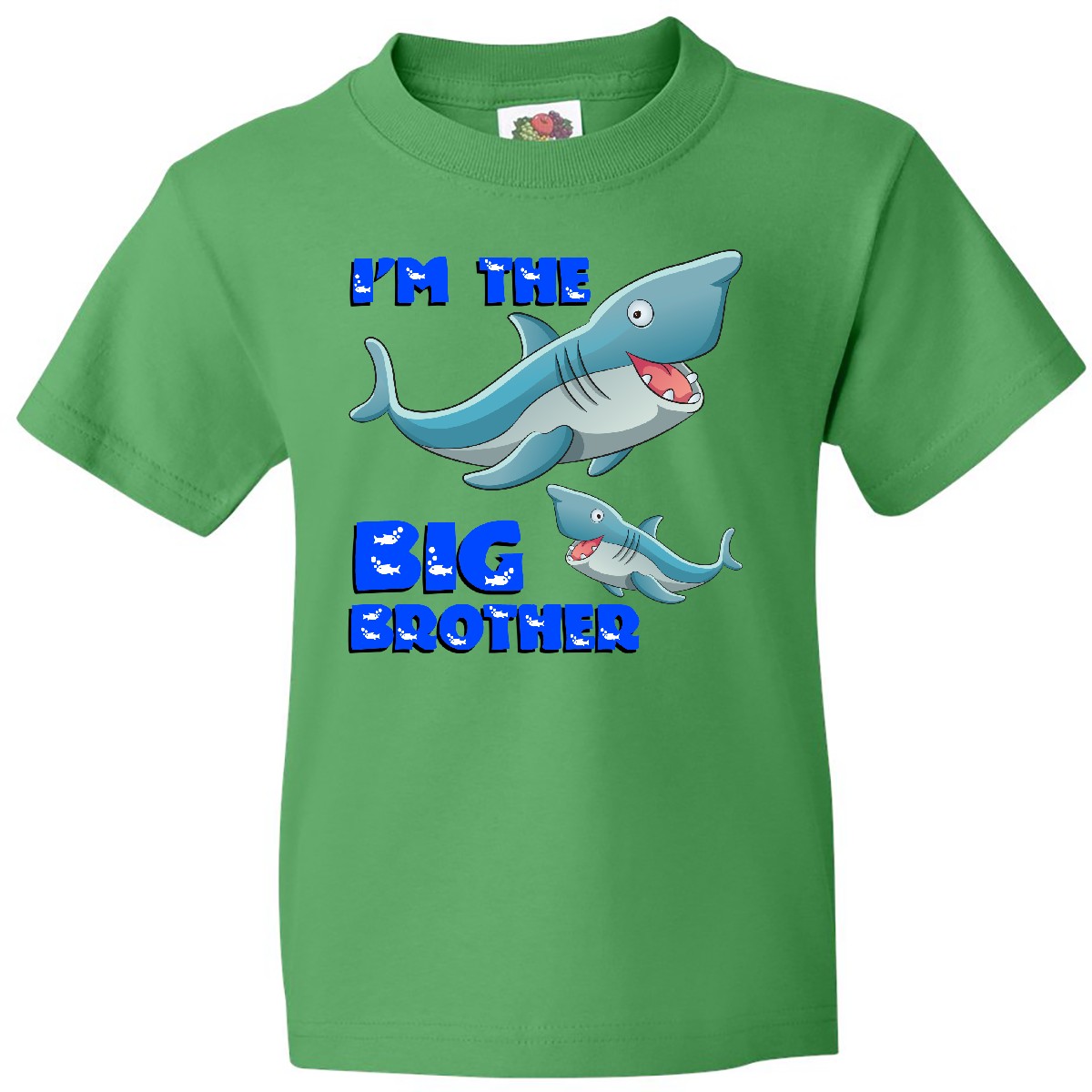 Inktastic I'm The Big Brother Shark Youth T-Shirt Tee Kinder Child Tween - Bild 4 von 10