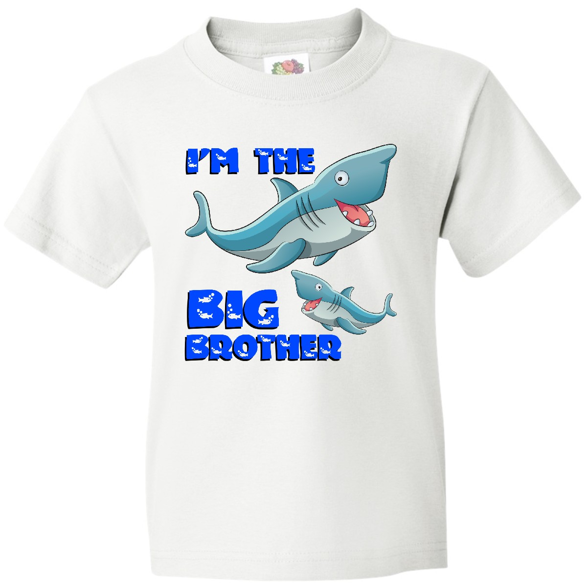 Inktastic I'm The Big Brother Shark Youth T-Shirt Tee Kinder Child Tween - Bild 10 von 10