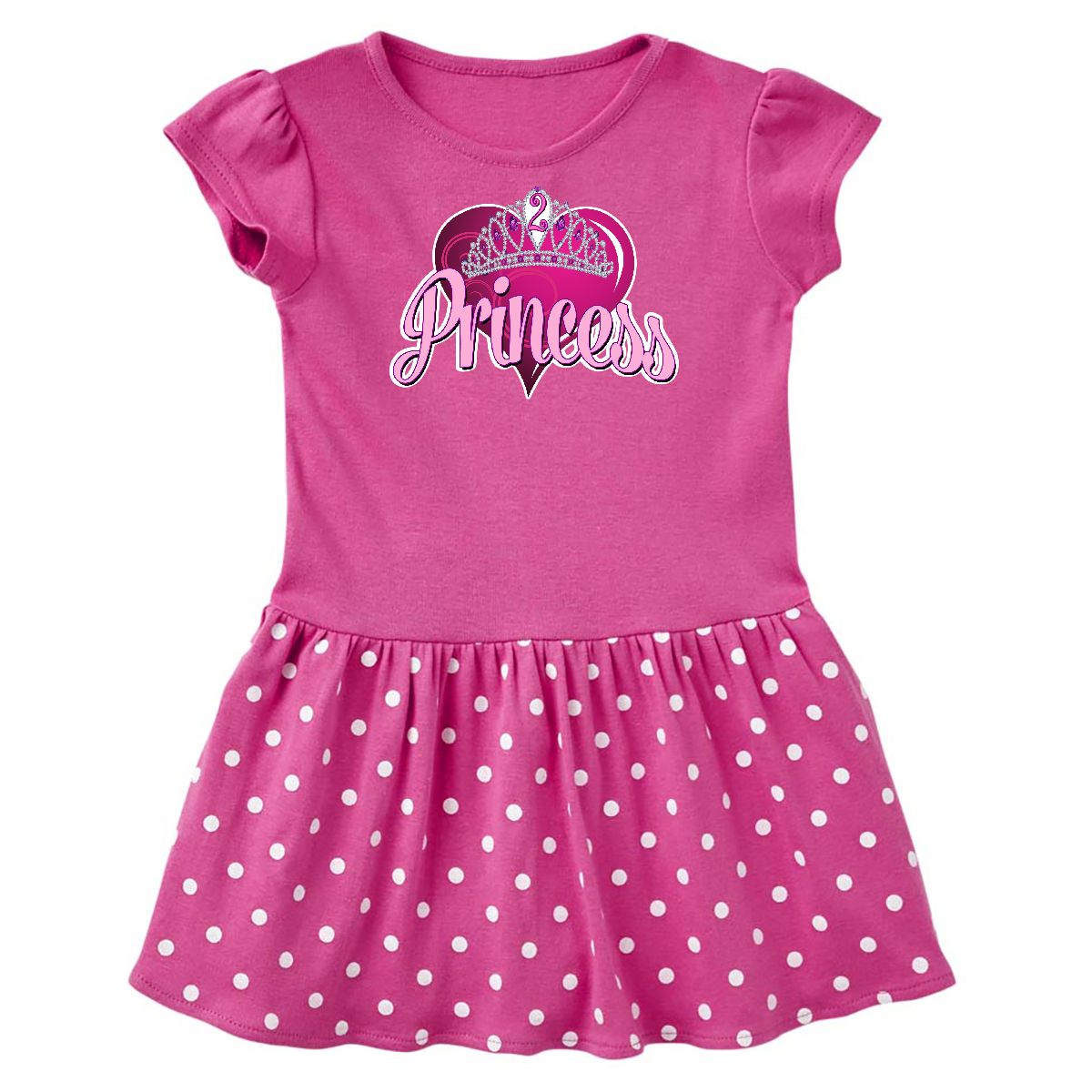 inktastic Tiara 2nd Birthday Princess Toddler T-Shirt