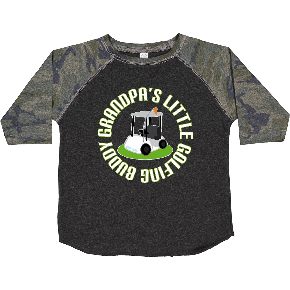 Inktastic Grandpa's Little Golf Buddy Toddler T-Shirt Grandpa Gift From Golfing - Picture 10 of 10