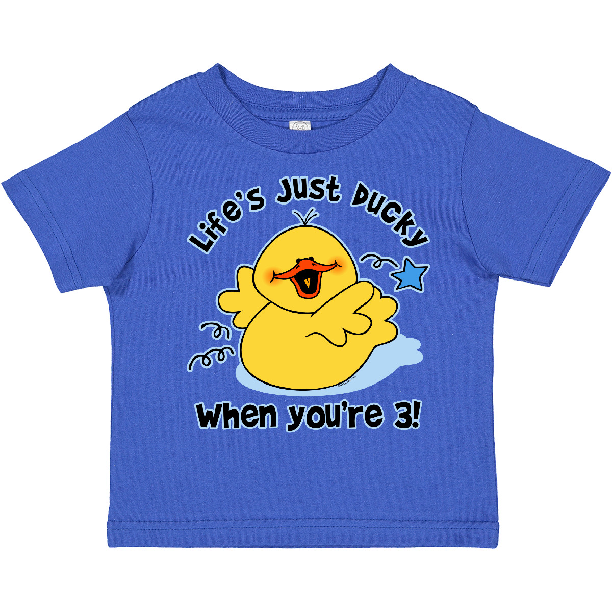Inktastic Life’s Ducky 3rd Birthday Toddler T-Shirt Duck Rubber Child Kid